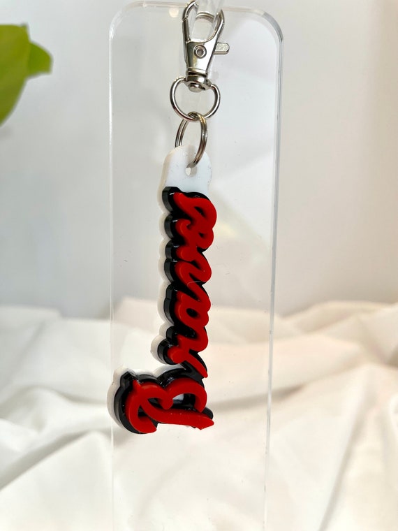 Atlanta Acrylic Name Keychain Tag