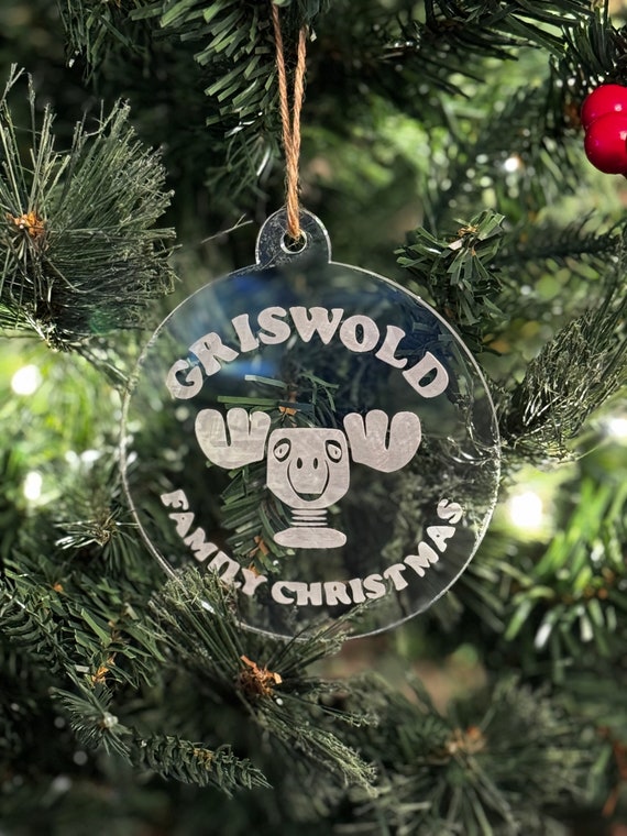 Christmas Vacation ornament.  Griswald family Christmas. Great gift or decoration.  Can be customized with any name.
