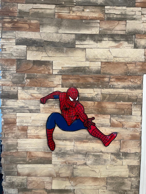 3D Superhero Acrylic Wall Decor: Kids Room Art