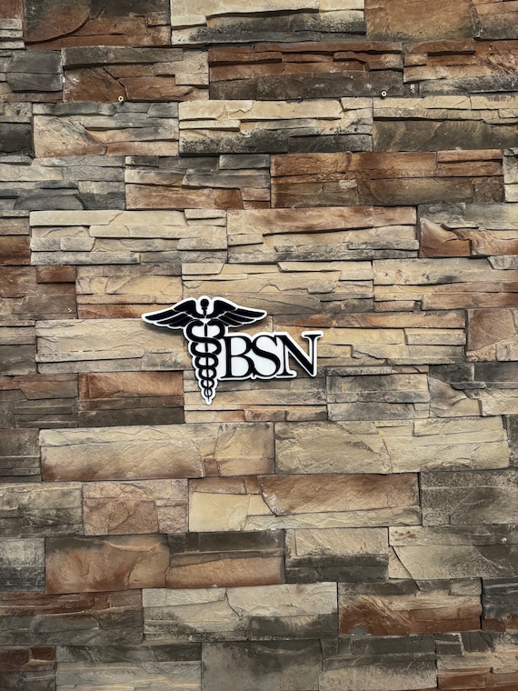 3D Layered BSN Wall Decor, Nursing Graduation Gift