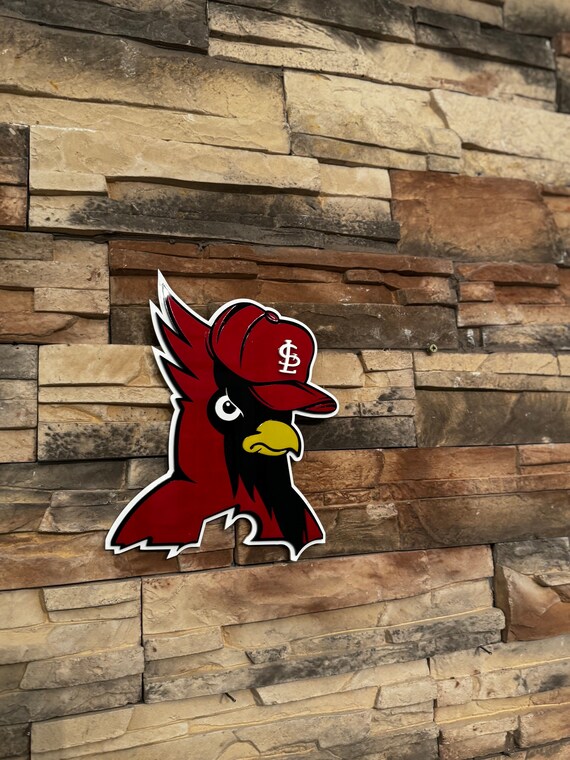 St. Louis bird Acrylic 3D Wall Decor, Man Cave Art
