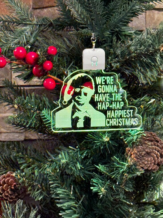 Christmas Vacation color changing Lighted Ornament. We’re gonna have the Hap-hap-happiest Christmas.  Ships within 24 hrs.