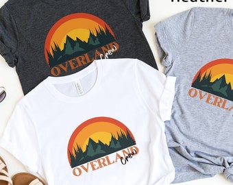 Overland Crew Unisex t-shirt, Overlanding T, Rooftop tent Top, hiker Tee, explore shirt, adventure, 4x4 off-road Camp, Father’s Day Gift