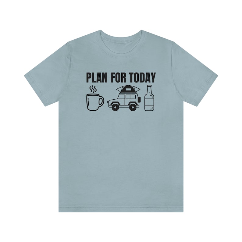 Camiseta de viaje por tierra. Camiseta de tienda de campaña en el techo, RTT, camiseta de viaje por carretera para acampar, camiseta de aventura, al aire libre, explorar, camiseta de campamento para hombres, regalo de Jeep 4x4, Nomad Light Blue