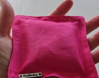Handgemaakte toasty grips gevuld met lupine of rijst | Drievoudig gestikt voor lekvrij gebruik | Perfect voor verlichting van artritis | 10 x 10 cm