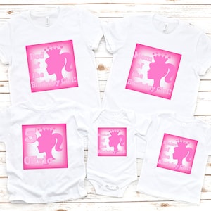 Custom Kids Birthday Shirt - Family Matching - Doll Party -