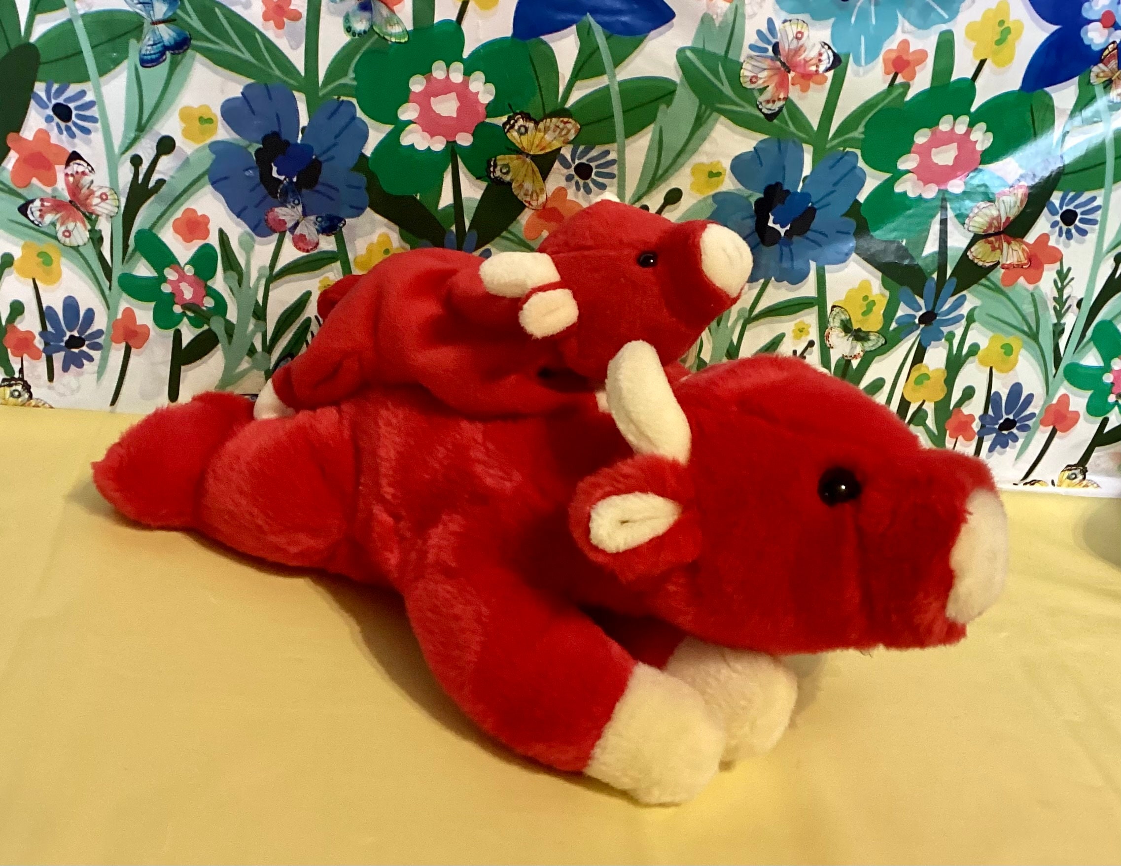 Snort the Red Bull, Beanie Baby and Buddy Set - Etsy