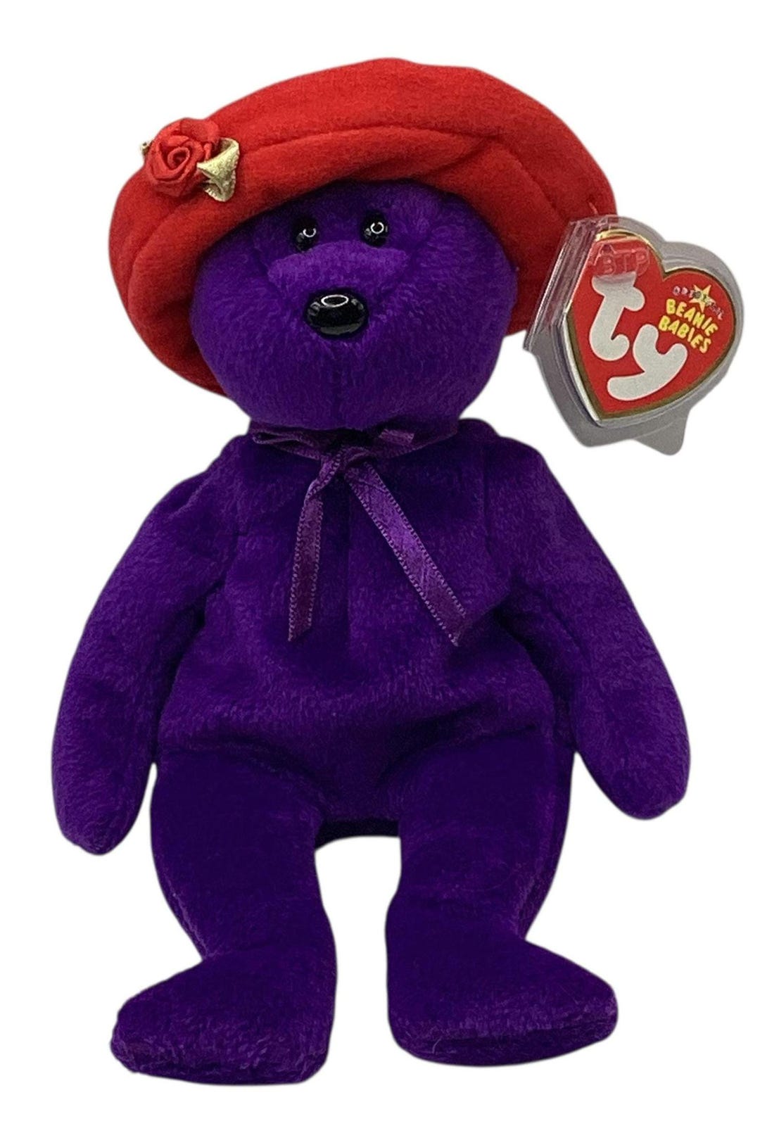 Ruby-red Hat Society TY Beanie Baby - Etsy