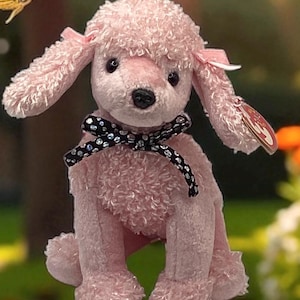 Brigitte the Pink Poodle TY Beanie Baby