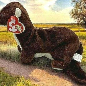 Runner the Ferret (Nice Poem) TY Beanie Baby
