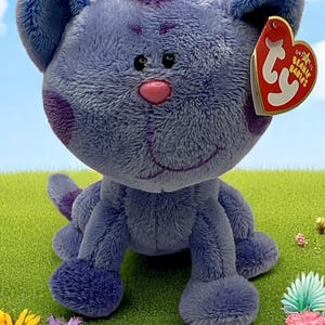 Periwinkle Blue’s Clues TY Beanie Baby Cat - Etsy