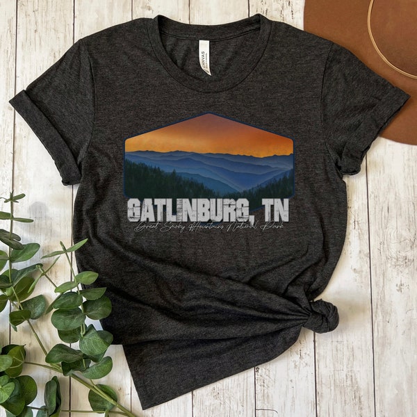 Gatlinburg, TN PNG file | Great Smoky Mountains National Park digital design | Gatlinburg Tennessee digital download | DTF Sublimation file