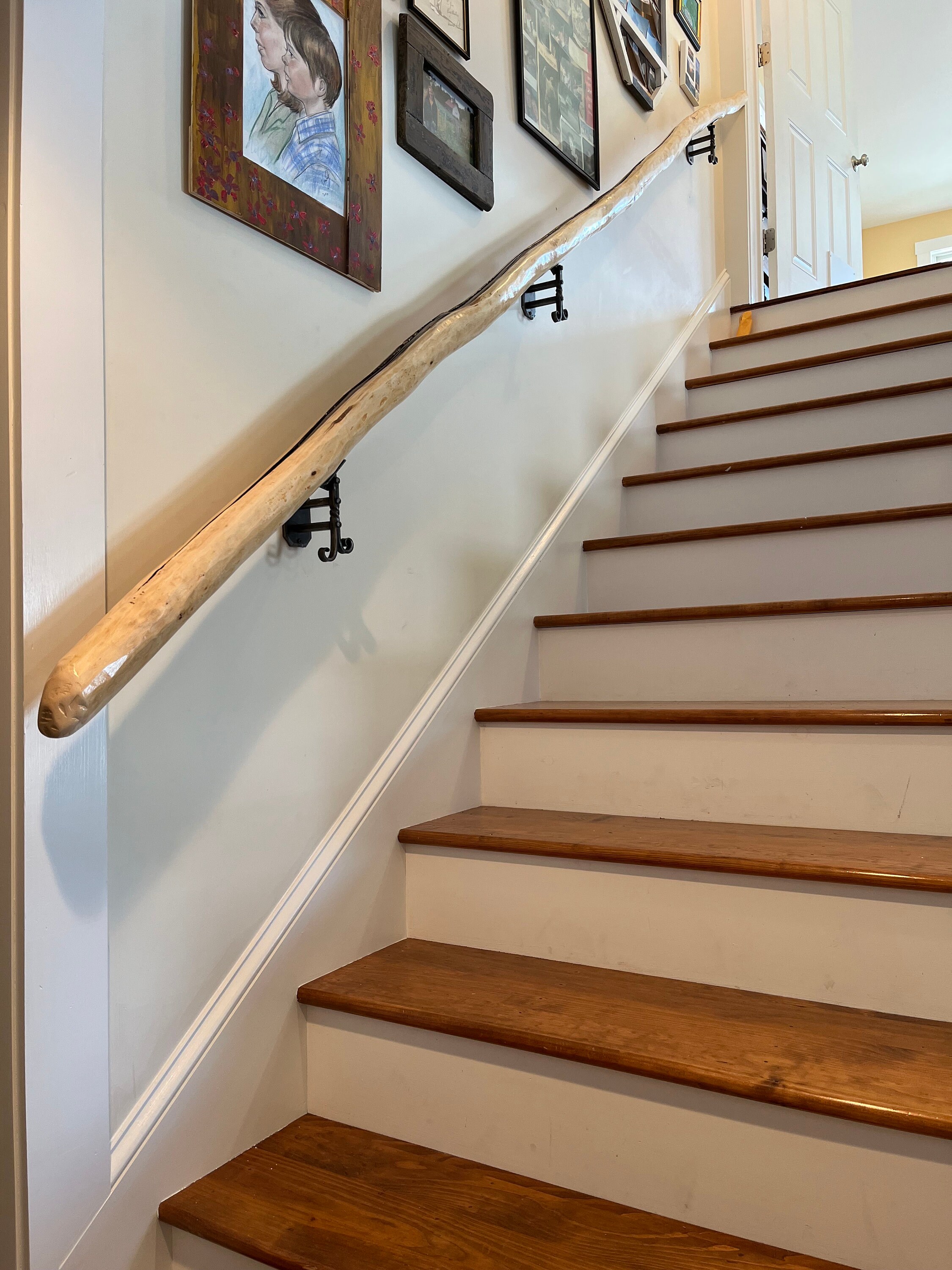 Custom Hand-hewn Railings - Etsy