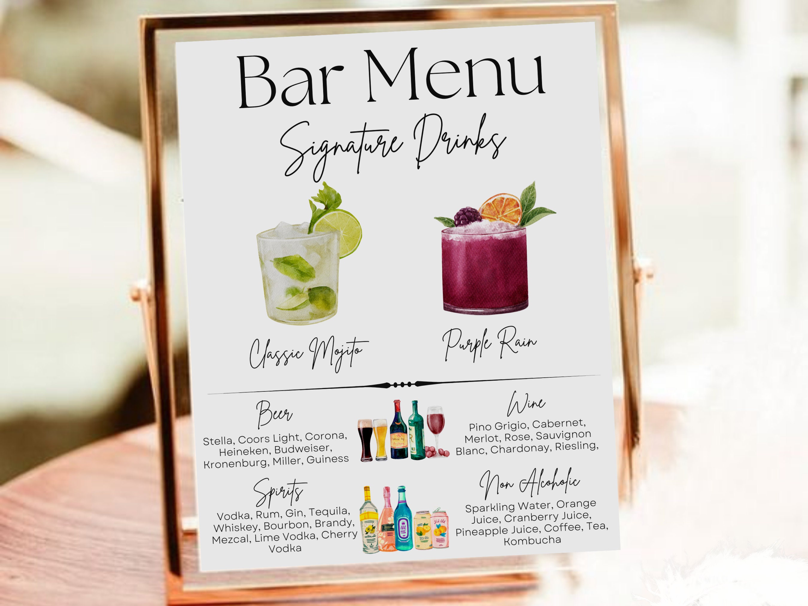 Bar Menu Template Modern Editable Drink Menu Template Etsy Canada Bar Menu Template Modern Editable Drink Menu Template Etsy Canada