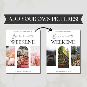 Bachelorette Itinerary Template, Bachelorette Itinerary Planner ...
