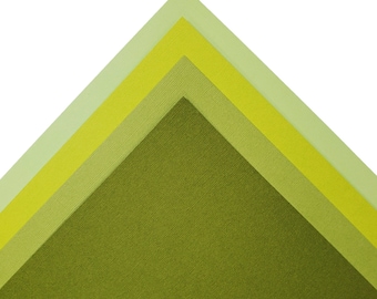 Bazzill Mono Lime Cardstock Variety Pack - 12 Sheets 12x12 Textured Green Cardstock, Lime Green Cardstock
