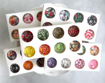 Set of 40 CLAY SHAKER BITS for Shaker Cards Resin Crafts and More | Shaker Embellishments for Card Making