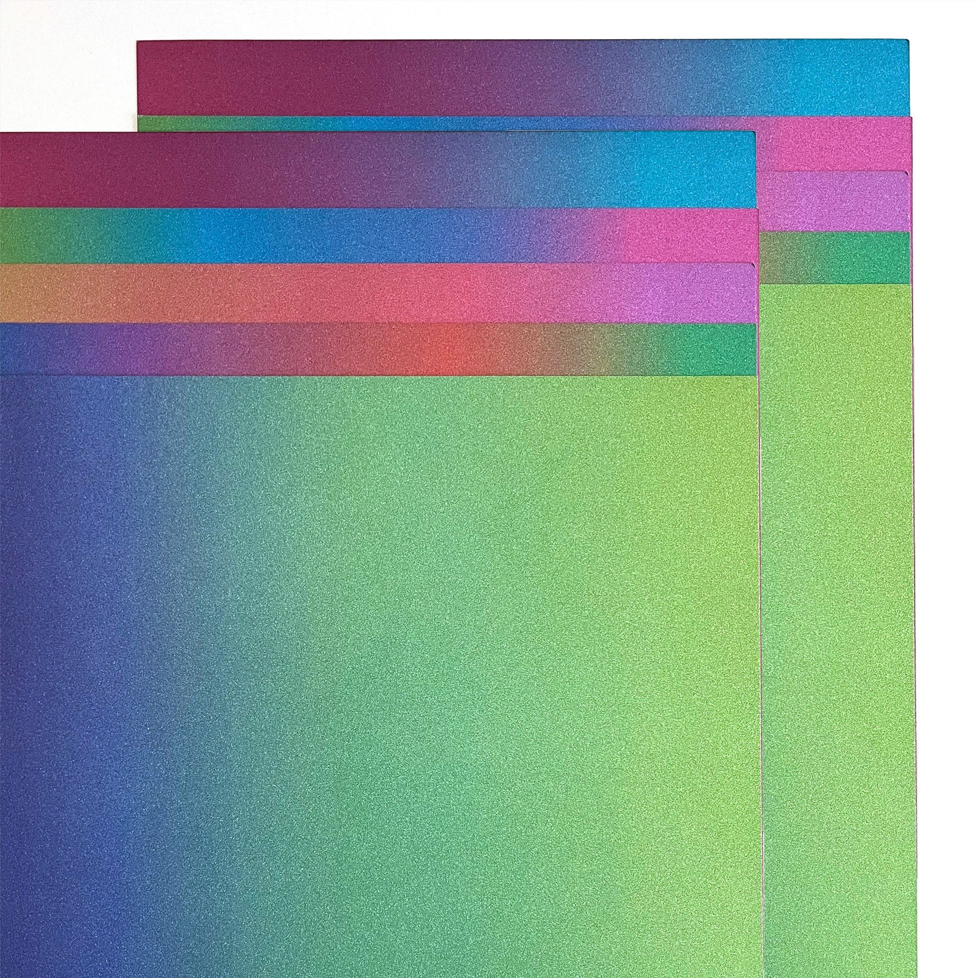Rainbow Stripes Colourful Journaling Scrapbook Card A4 Craft 300gsm  Cardstock