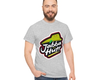 Conceptions uniques de T-shirt, Tee, Gym Wear Jabba The Hutt, Drôle, Hommes, Femmes, Unisexe, Coton épais