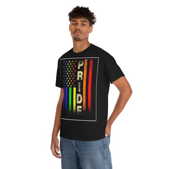 rainbow t shirt for men