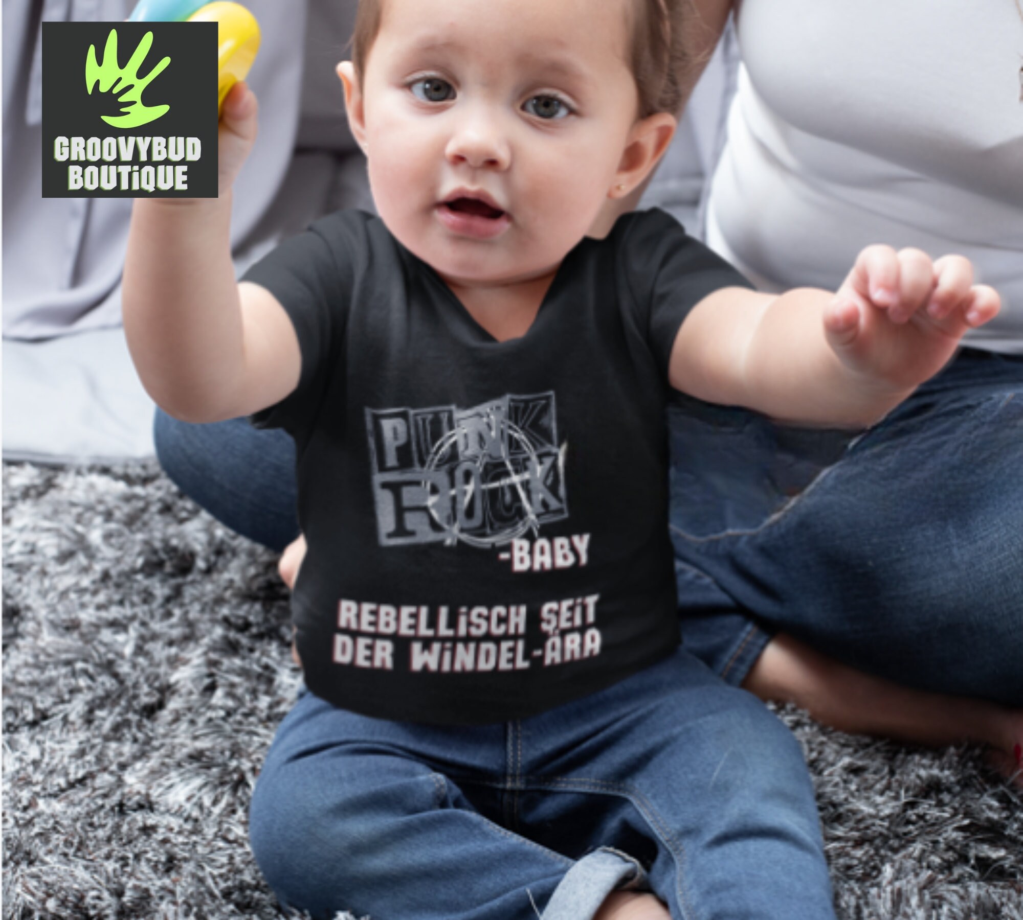 Beb Punk Rock Regalo Beb Ropa Beb Estampado Punk Antiguo con