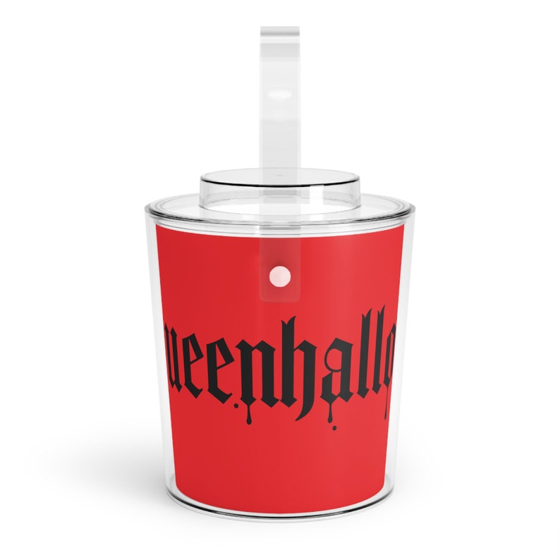 Cubo de hielo Halloqueen con pinzas imagen 3