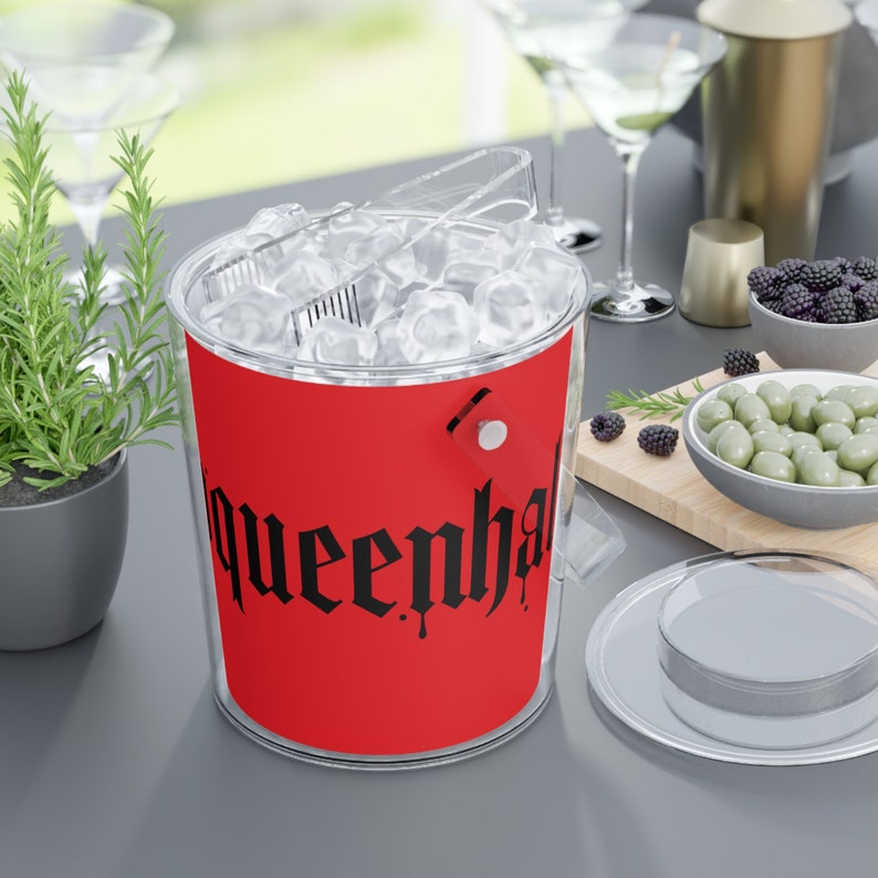 Cubo de hielo Halloqueen con pinzas imagen 8