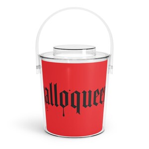 Cubo de hielo Halloqueen con pinzas imagen 4