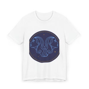 T-shirt unisexe en jersey Gemini