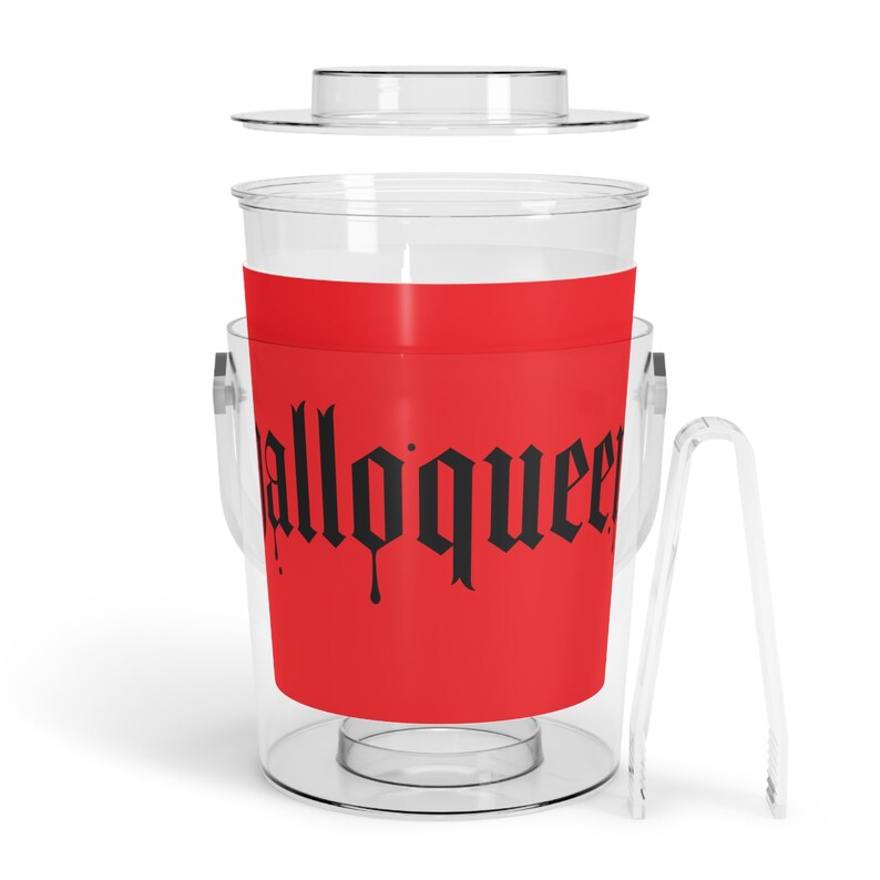 Cubo de hielo Halloqueen con pinzas imagen 6