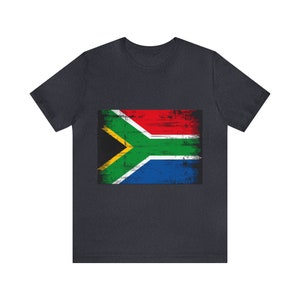 Unisex South African Flag Jersey Short Sleeve Tee