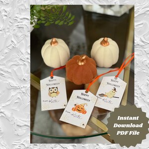 Halloween Treat Bag Tags Printable