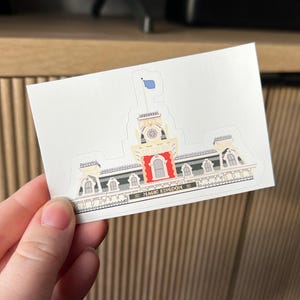 Magic Kingdom Main Street Train Station sticker