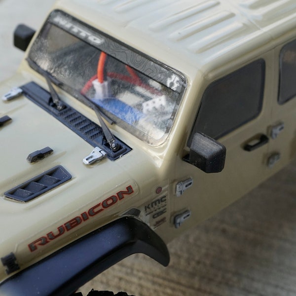 3D files to print SCX24 Jeep Gladiator Accessories