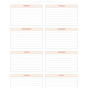 Printable Planner - Etsy
