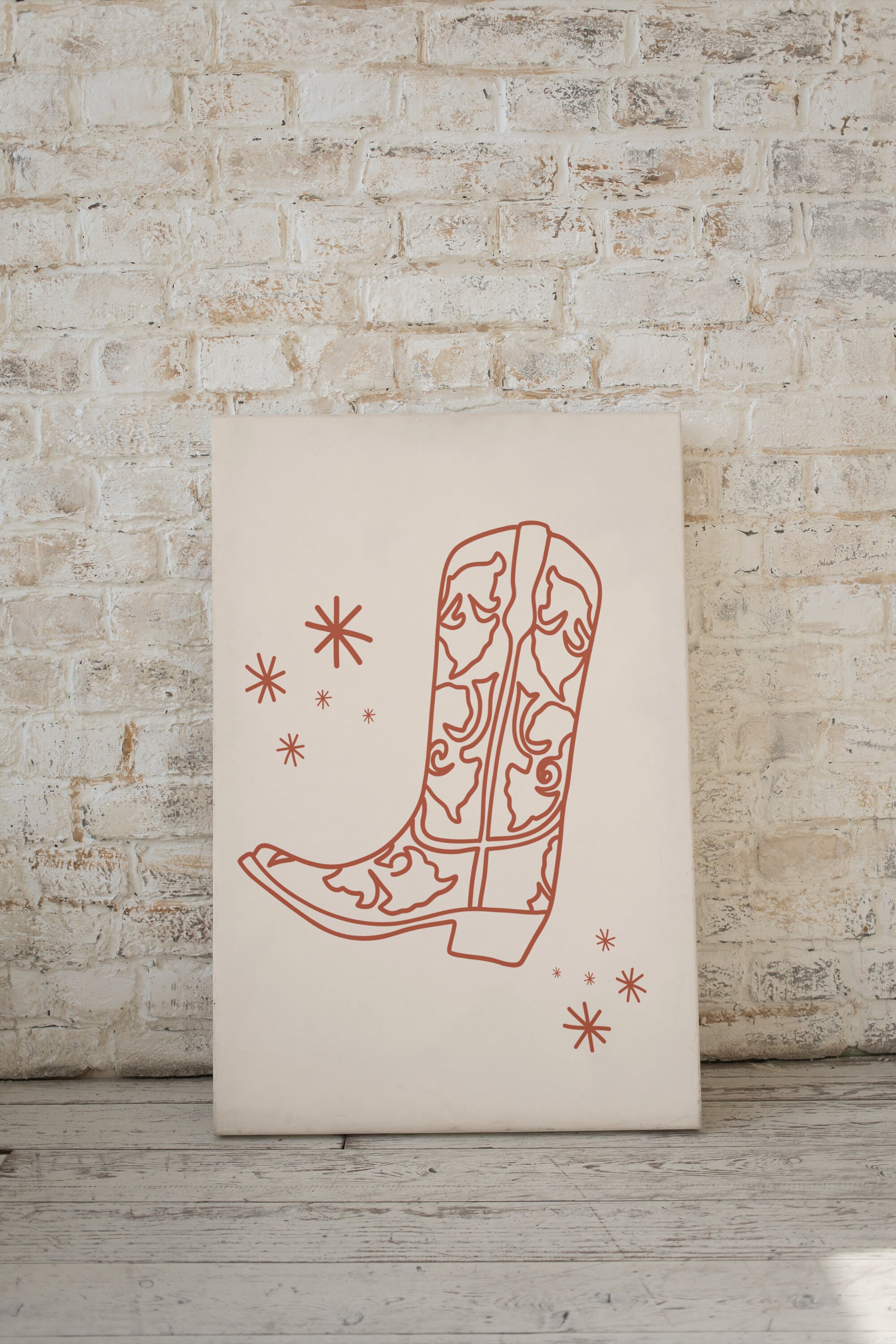 Western Graphics Simple Western Printable Art Digital Download Simple Art Cowgirl Art Digital ...