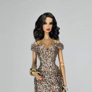 Doll dress / integrity toys, fashion royalty and Nuface fashion royalty doll clothes