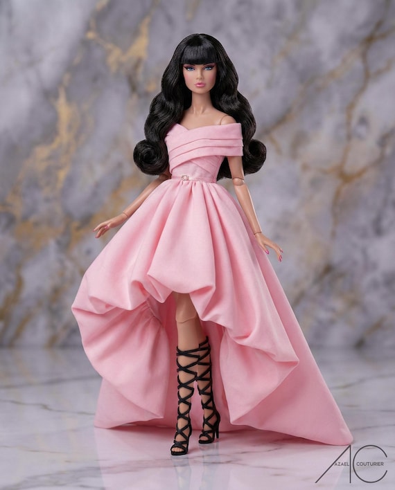 Pink, Red or Yellow Dress for Fashion Royalty or Nuface Doll Clothes Barbie  Model Muse or Pivotal, Only Dress - Etsy