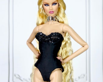 Body Black for fashion royalty or Nuface doll clothes