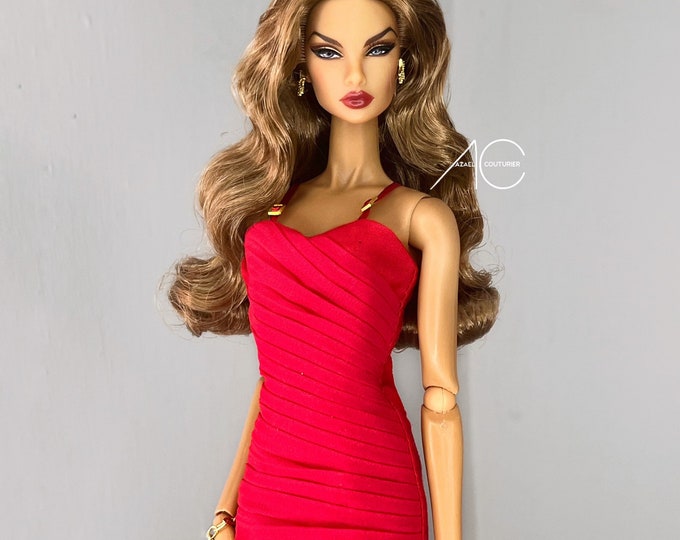 Safety Pin Evening Dress for Fashion Royalty, Nu Face, Poppy Parker, 12'' Fashion Dolls Made by