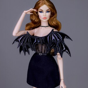 Little black dress for fashion royalty or Nuface doll clothes image 4