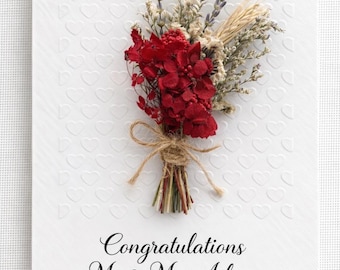 Dried Flower Greeting Card