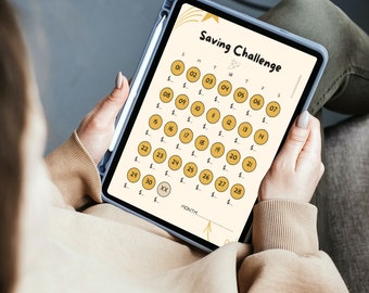 Money Saving Challenge, Savings Tracker Printables, Savings Tracker Bundle, Money Saving Challenge Printable