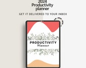 Undated Productivity Planner, Goal Setting Planner, Smart Goal Organizer, Gifts for Sister, Gifts for Girlfriend, 2024