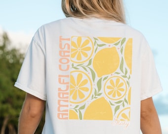 Amalfi Coast Lemons Shirt, Amalfi Italy Shirt, Lemons shirt, Italian Vaction Shirt, European Summer, Limoncello Shirt, Italy Summer T-Shirt