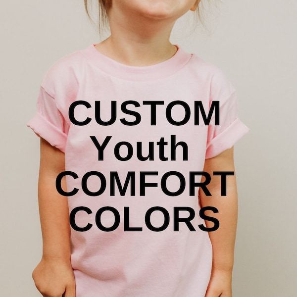 Custom Youth Comfort Colors Shirt