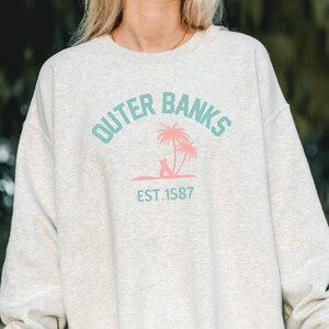 Outer banks sweatshirt, Vacation sweatshirt, North Carolina Shirt,Obx sweatshirt, Outerbanks, OBX life sweatshirt, Palm trees sweatshirt
