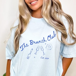 The Brunch Club Shirt, Mimosas Shirt, Champagne Brunch Shirt, Sunday Funday Shirt, Weekend Shirt, Summer Day Drinking shirt, Party Girl Gift