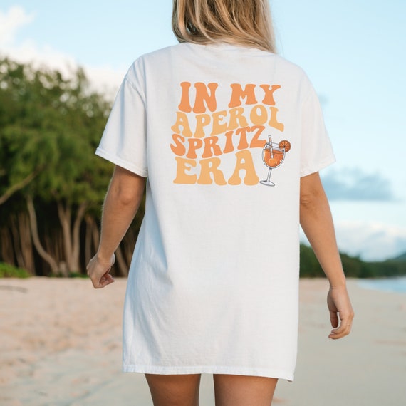 In My Aperol Spritz Era Shirt, Aperol Spritz Shirt, Aperol Spritzin, Italy Summer Shirt, Trendy Cocktail Shirt, Friend Gift, Aperol Party