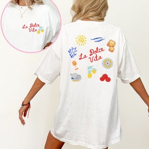 La Dolce Vita Shirt, Tomato Girl Aesthetic Shirt, Italian Market Shirt, Italy Summer Shirt, Mediterranean Shirt, Lemon Shirt, Sardines Shirt